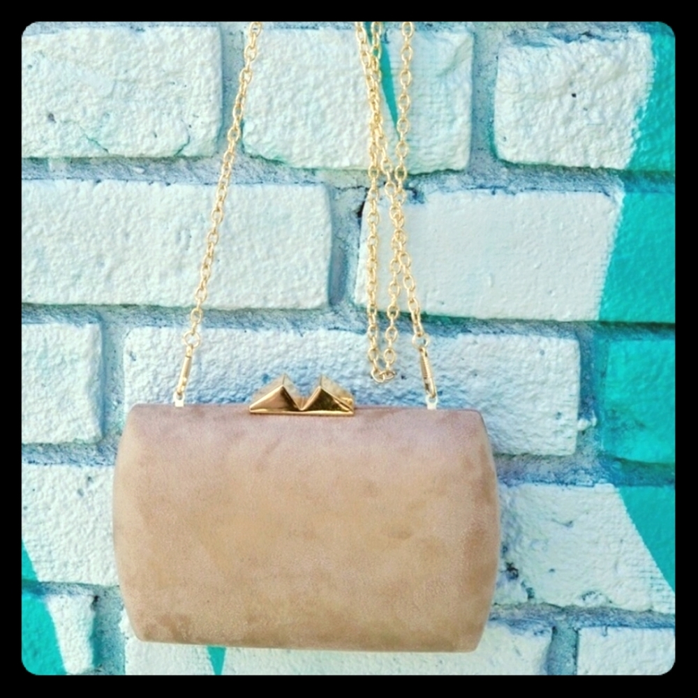 Suede Clutch